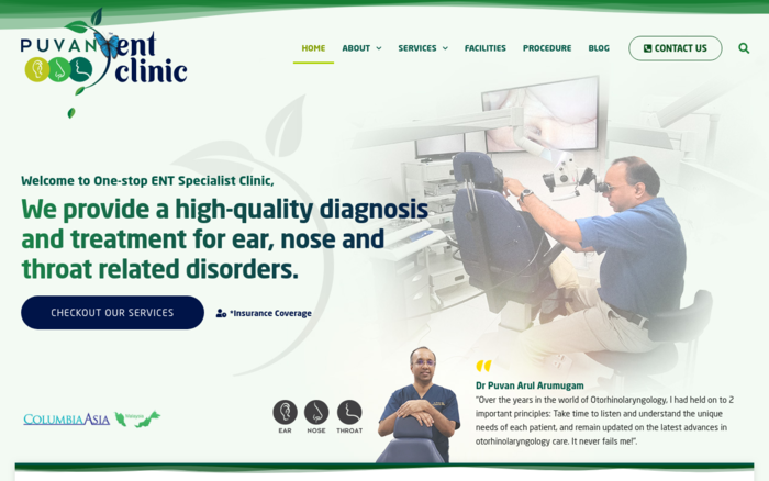 Dr Puvan – ENT Specialist Clinic (Ear Nose & Throat)